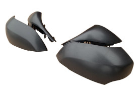 Накладка дзеркала комплект 607355TM, 607354TM структурний пластик Renault Grand Scenic 3 2009-2015