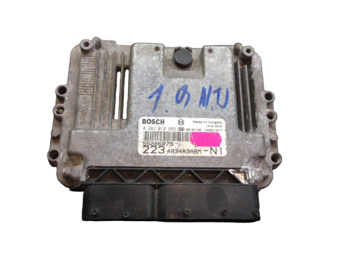 Fiat Електронний блок управління (ЕБУ) Fiat Doblo (2000-2005) 55206075 BOSCH 0281012865 - Заображення 5