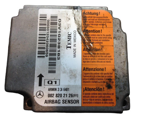 Mercedes-benz Блок управления AIR BAG Mercedes Benz W210 E-Klasse 2000-2002; (0028202126) - Картинка 1