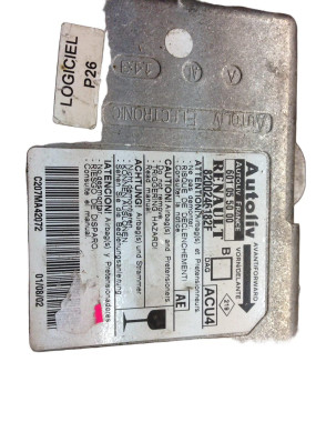 Renault Блок управління airbag 8200246182F - Заображення 6