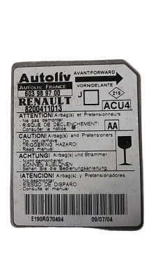 Renault 8200411013 Блок управління AIR BAG ДАТЧИК ПОДУШКИ RENAULT SCENIC II MEGANE II - Заображення 1