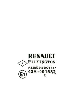 Renault Стекло боковое переднее левая сторона Renault Laguna 2 (Рено Лагуна 2) - Картинка 9