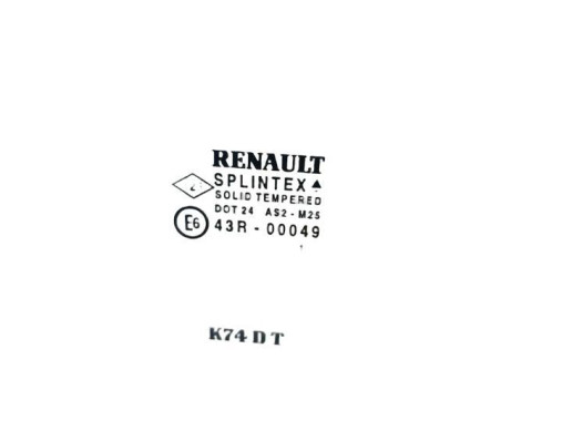 Renault Скло бічне заднє праворуч Renault Laguna 2 (Рено Лагуна 2) - Заображення 9