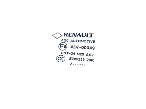 Renault Скло передніх правих дверей Renault Grand Scenic III - Заображення 2