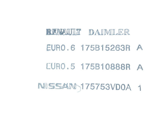 Renault Кришка двигуна декоративна 175B18836R/ 175B14367R, 1.5 dCi для Dacia/ Mercedes/ Nissan/ Renault - Заображення 5