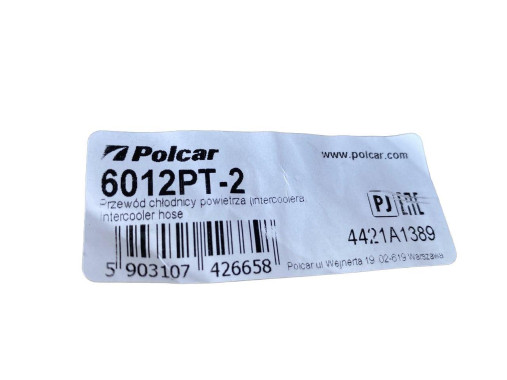 Renault Патрубок інтеркулера Renault Scenic 2, Megane 2 (Рено Меган 2, Сценік 2) - Заображення 3