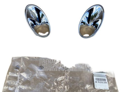 Renault Накладки на туманки хромированные ОРИГИНАЛ Renault Megane 3 2012-2013 - Картинка 7