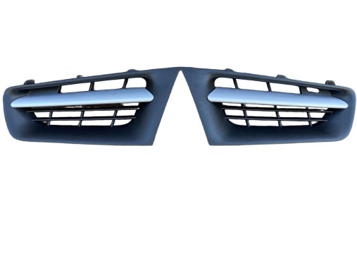 Renault Решітка бампера ніздрі (комплект) Renault Megane 2 2006-2009 - Заображення 1
