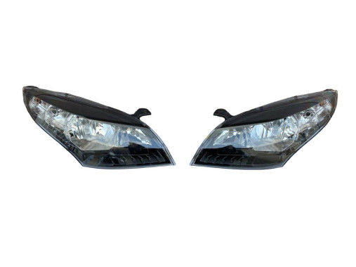 Renault Фари передні Комплект (чорний верх, чорний низ) Renault Megane 3 2009-2013 - Заображення 4