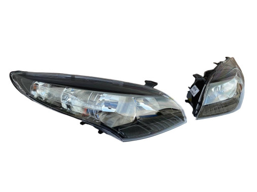 Renault Фари передні Комплект (чорний верх, чорний низ) Renault Megane 3 2009-2013 - Заображення 2