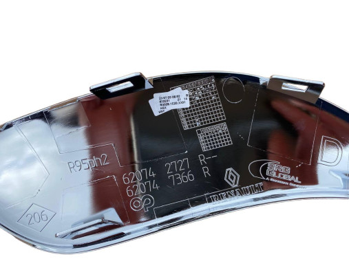 Renault Накладка решетки на передний бампер правая  620727547 ОРИГИНАЛ Renault Grand Scenic 3 2012-2014 - Картинка 2