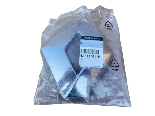 Renault Емблема переднього бампера 628909814R ОРИГІНАЛ (значок) Renault Megane 3 2014-2015 - Заображення 3
