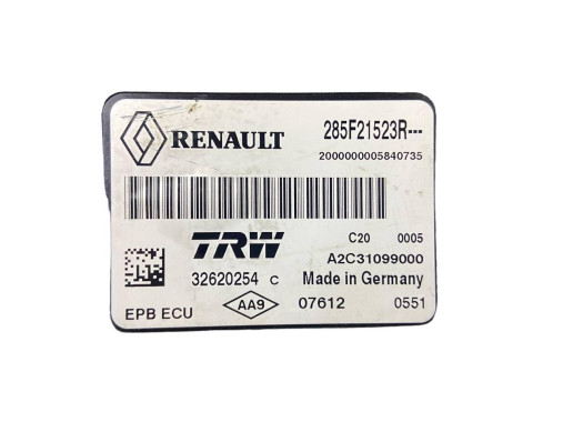 Renault Блок ручника (стояночного тормоза) Renault Grand Scenic 3 2009-2015 285F21523R - Картинка 2