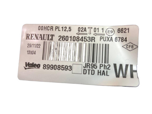 Renault Фара права Renault Grand Scenic 3 (Рено Гранд Сценік 3) 2012-2016 260108453R - Заображення 2
