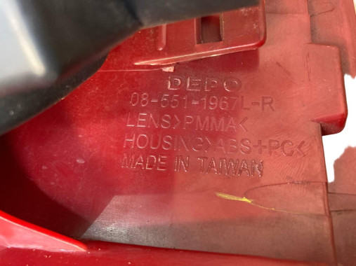Depo Фонарь левая задний Renault Megane 2 (рено меган 2) хетчбэк 085511967 - Картинка 5