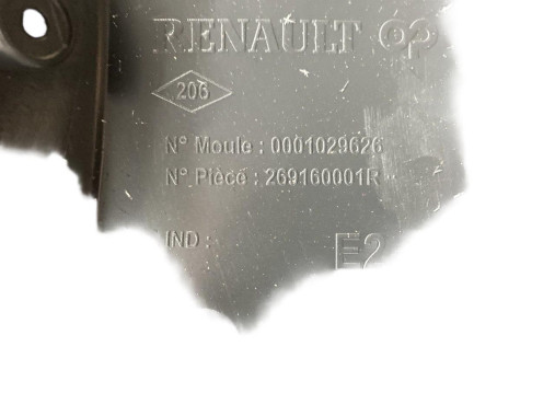 Renault Кронштейн бампера левый на Renault Megane 3 (рено меган 3) 2009-2011 269160001R 269160006R - Картинка 5