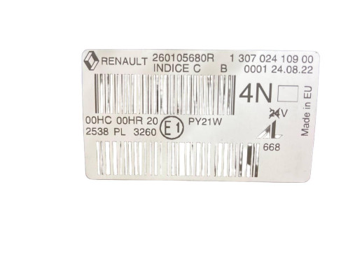Renault Фара передня права Renault Megane 3 (рено меган 3) 2009-2013 260105680R - Заображення 9