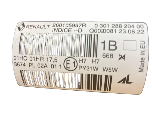 Renault Фара передняя правая Renault Megane 3 GT (рено меган 3) 2014-2016 260105997R - Картинка 8