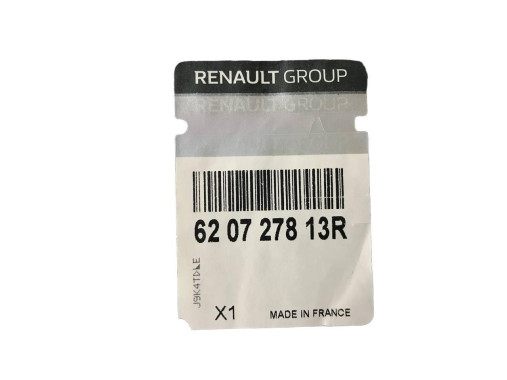 Renault Накладка переднего бампера (подиум под номер) на Renault Laguna 3 (рено лагуна 3) 2011-2015 620727813R - Картинка 7