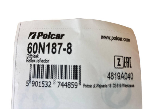 Polcar Відбивач лівий в задній бампер (катафот) на Renault Scenic 2 (Рено Сценик 2) - Заображення 6