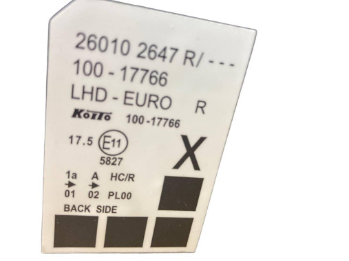 Renault Фари передні на Renault Grand Kangoo 2 (Рено Гранд Кенго 2) 2013-2019 260607383R, 260102647R, - Заображення 10