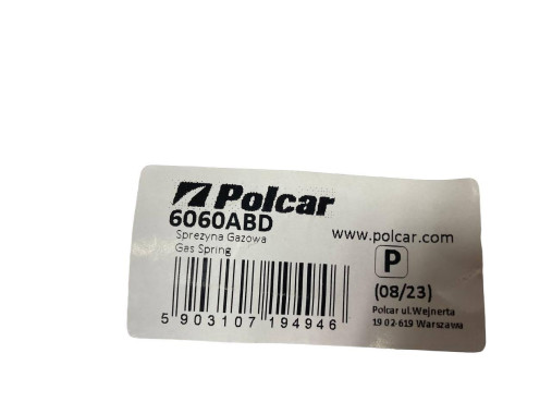 Polcar Амортизатор крышки багажника Renault Kangoo (Рено Кенго) 1998-2002 - Картинка 6