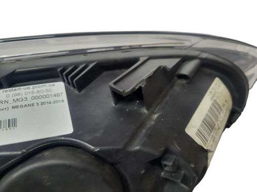 Renault Фара передня ліва на Renault Megane 3 (Рено Меган 3) 2014-2016 260605817R - Заображення 3