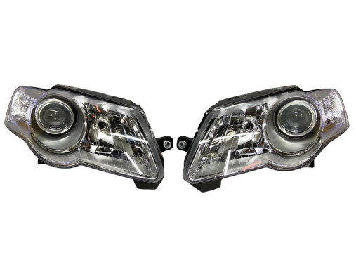 Eagle Eyes Фари передні комплект Volkswagen Passat B6 2005-2010 (Вольсваген Пасат Б6) 3C0941005C, 3C0941006A - Заображення 1