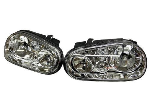Tyc Фари передні Volkswagen Golf 4 1997-2006р (Волсваген Гольф 4) 1J1941017N, 1J1941018B - Заображення 3