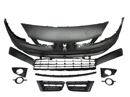 Polcar Бампер передній у зборі Renault Scenic 2 (Рено Сценик 2) 2006-2009 7701477299 - Заображення 3