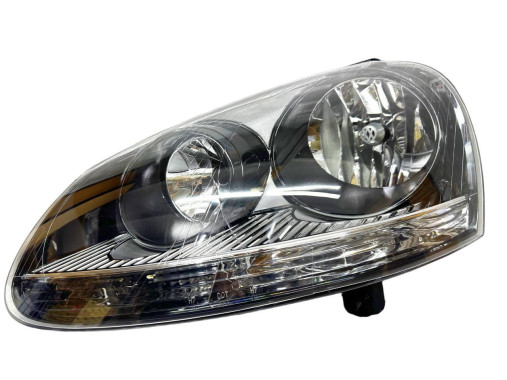 Tyc Фара передня чорна ліва Volkswagen Golf 5 2005-2010 (Волсваген Гольф 5) 9513090E 1K6941006T; 1K6941030T - Заображення 4